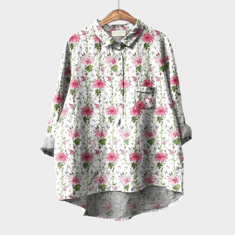 Isalda | Elegant and Timeless Floral Blouse