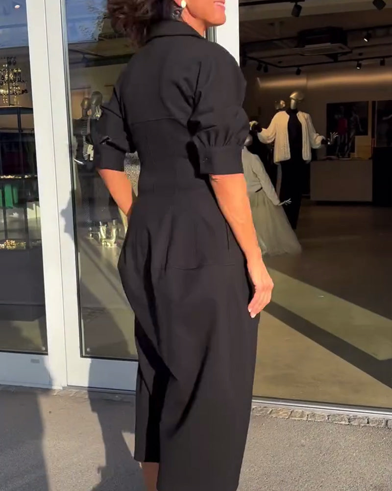 Almira – Elegant Comfort Maxi Dress