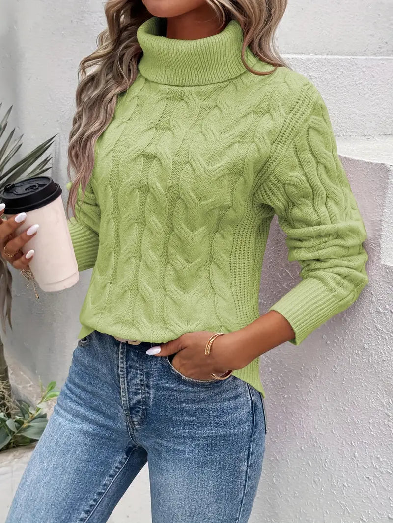 Armelle – Elegant & Comfortable Cable-Knit Sweater