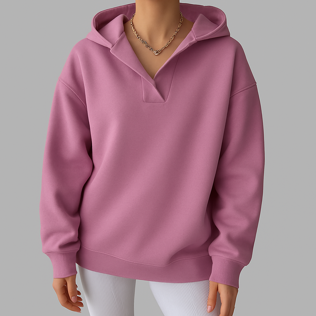 Chantalle | Women's Oversized V-Neck Hoodie