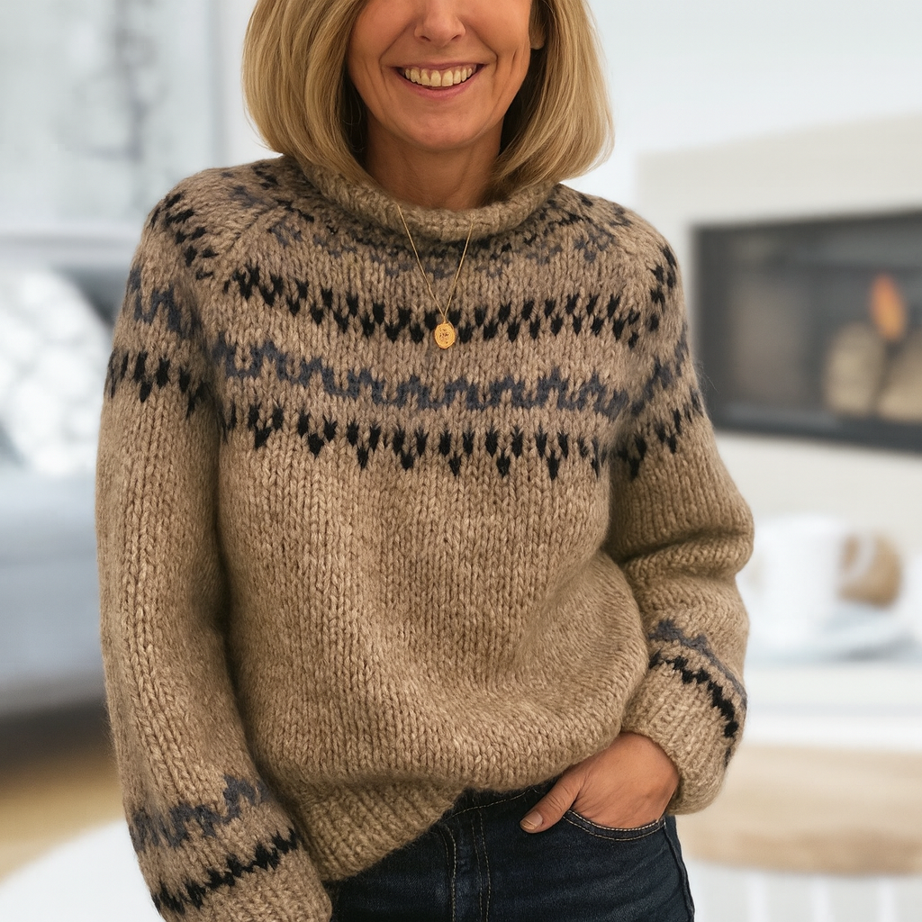 Valentina - Elegant and comfortable striped sweater