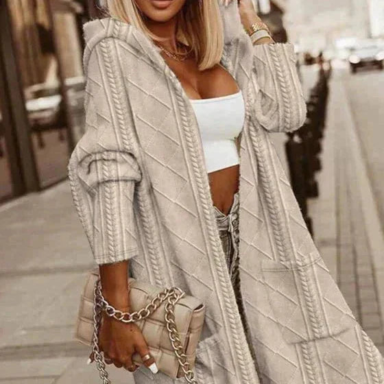 Jelone – Long Hooded Cardigan