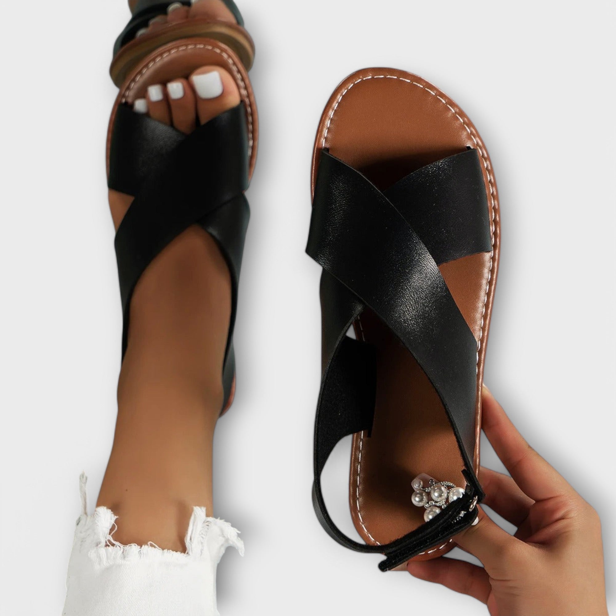 Alvèna | Women’s Sandals with Elegant Buckle