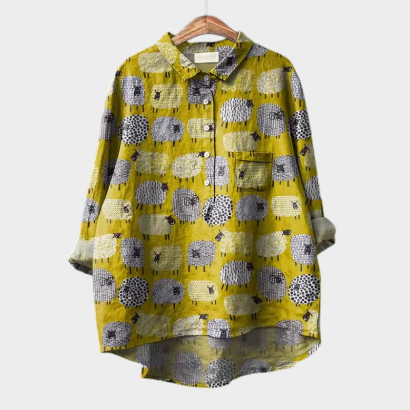 Gunna | Premium Blouse with Lace Details