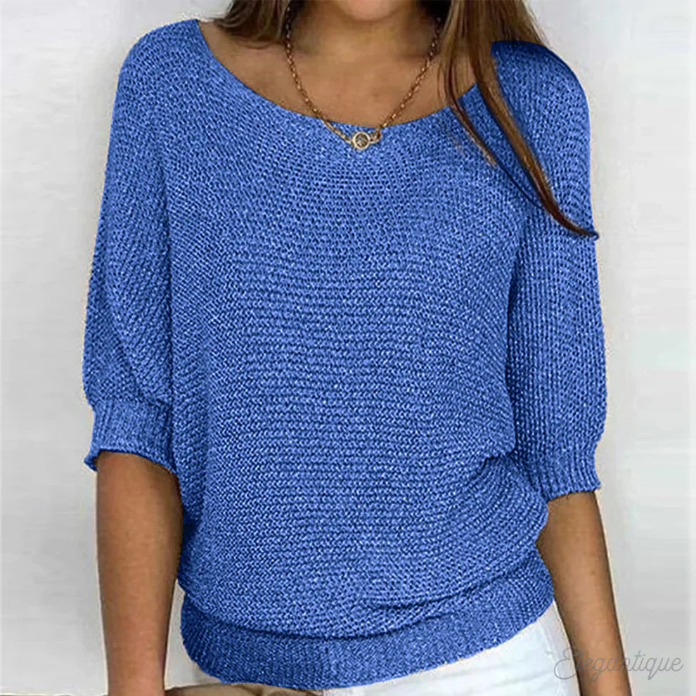 Rebecca - Elegant sweater made of quality knitted yarn