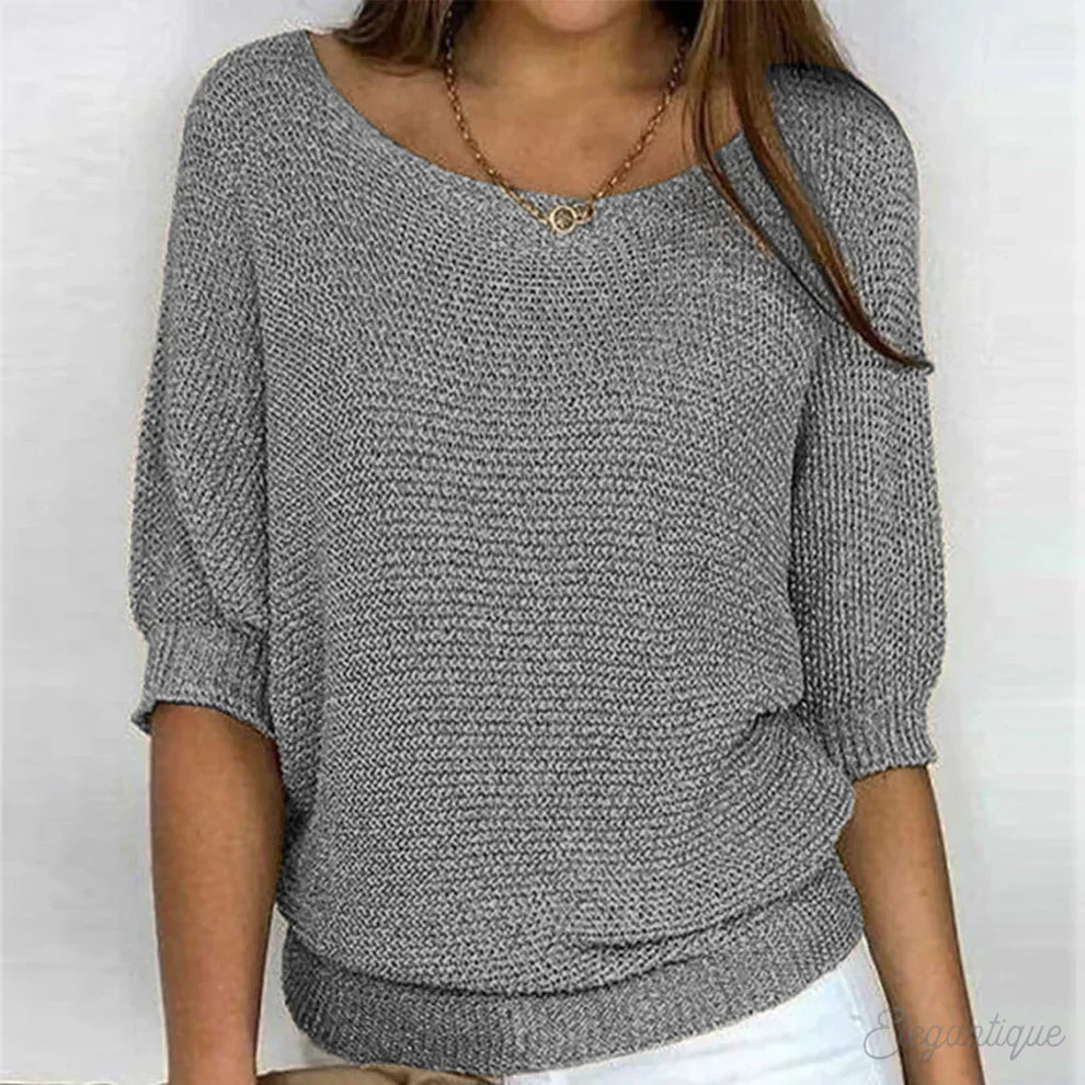 Rebecca - Elegant sweater made of quality knitted yarn
