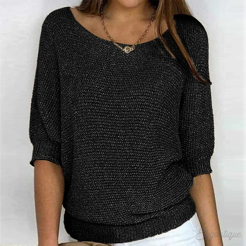 Rebecca - Elegant sweater made of quality knitted yarn