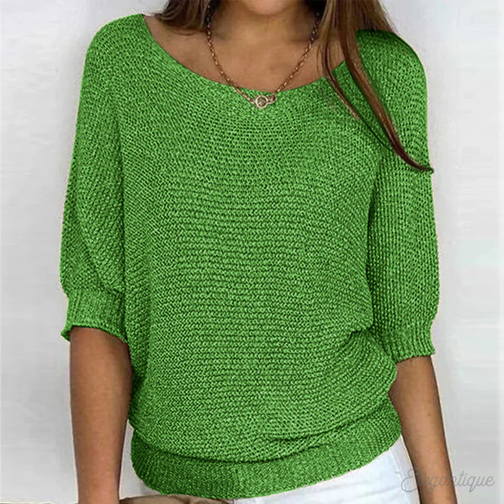 Rebecca - Elegant sweater made of quality knitted yarn
