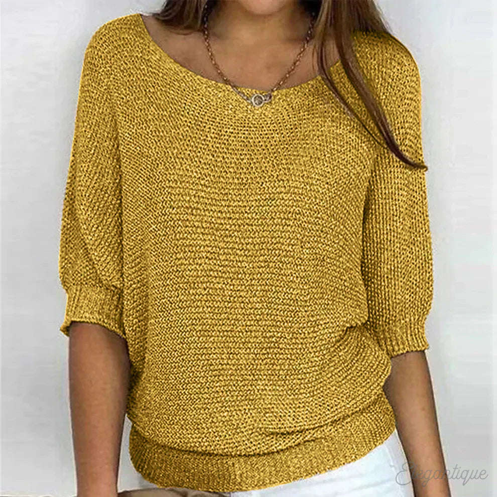 Luigia – Elegant Knitted Sweater