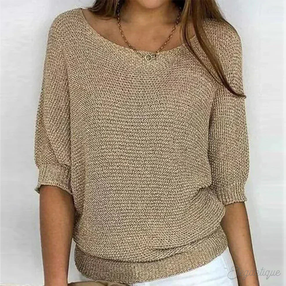 Luigia – Elegant Knitted Sweater