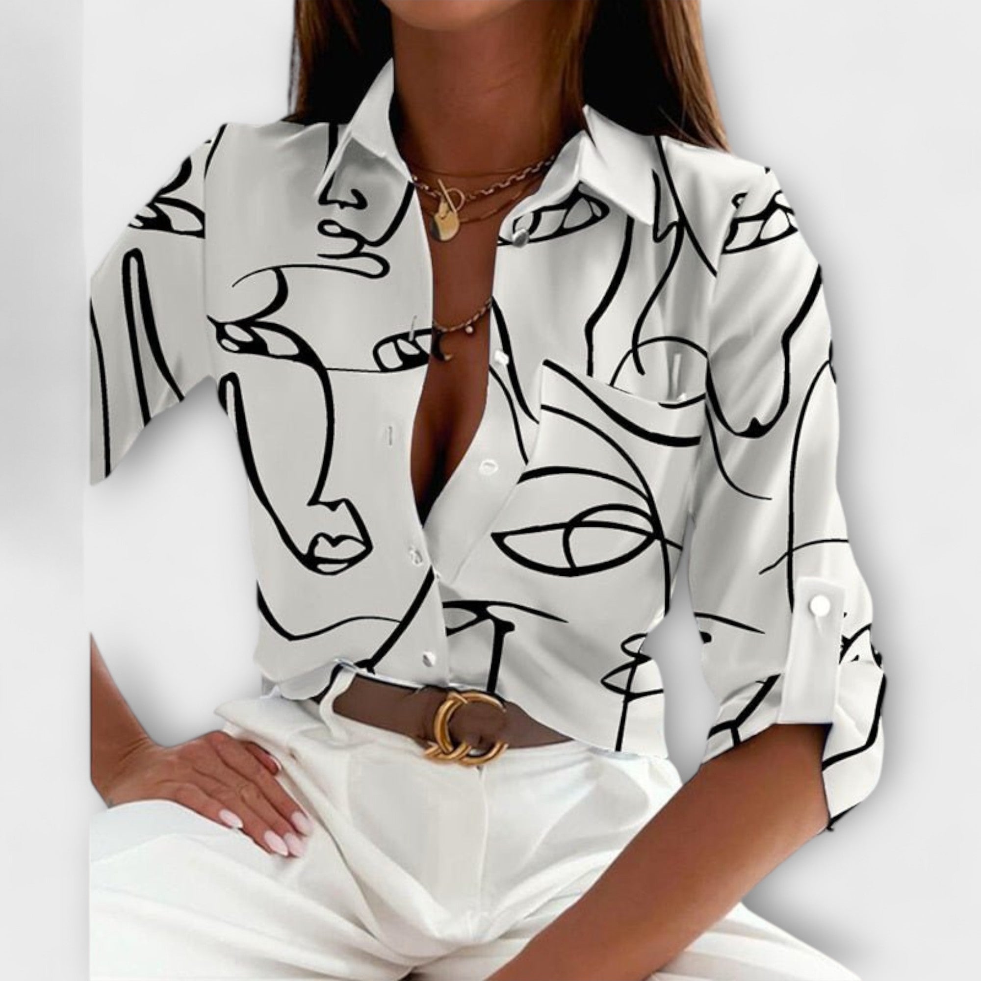 Ormelle | Elegant and Versatile Classic Collar Blouse